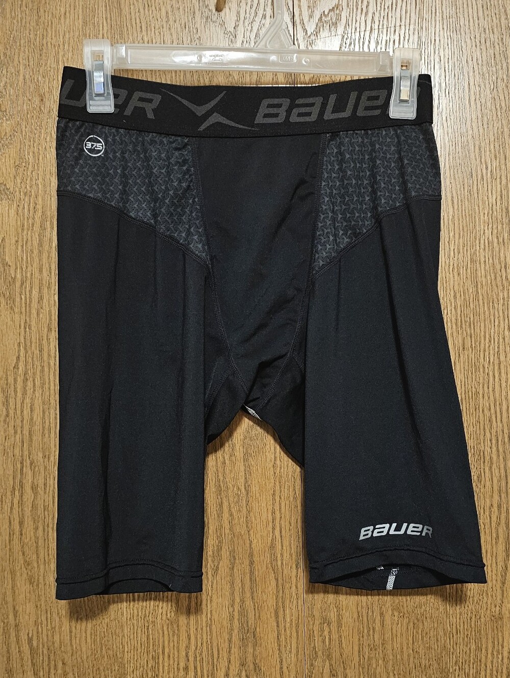 Bauer Black Performance Compression Shorts